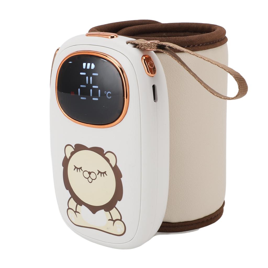 Baby Bottle Warmer Constant Temperature Portable Milk Bottle Heating Sleeve for Travel USB Charging