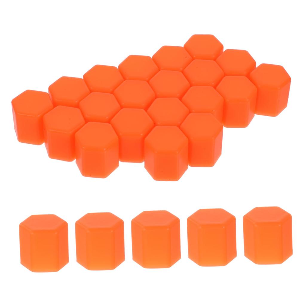 ETHZZLE Silicone Car Wheel Nut Cover 15mm Glow In the Dark Wheel Lug Nut