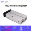 Двухосевой двухштоковый цилиндр TN/TDA 20x15/30/50/75 - Модели 16, 20, 25, 32