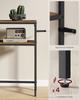VASAGLE Console Table, Narrow Sofa Table with 2 Shelves, 20 x 100 x 80 cm, Hallway Table, 2 Levels, for Hallway, Living Room, Bedroom