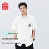 MINISO Мужская повседневная рубашка с коротким рукавом из ледяного шелка