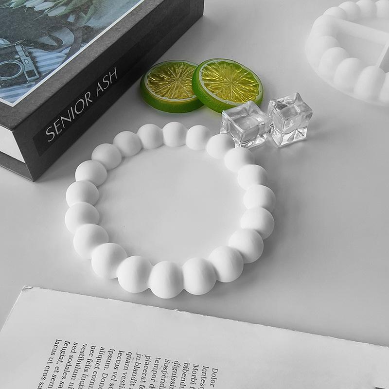 Bubble Storage Tray Silicone Mold Diy Resin Plaster Cement Gift Casting Mould Round Cloud Heart Shape Coaster Home Decor