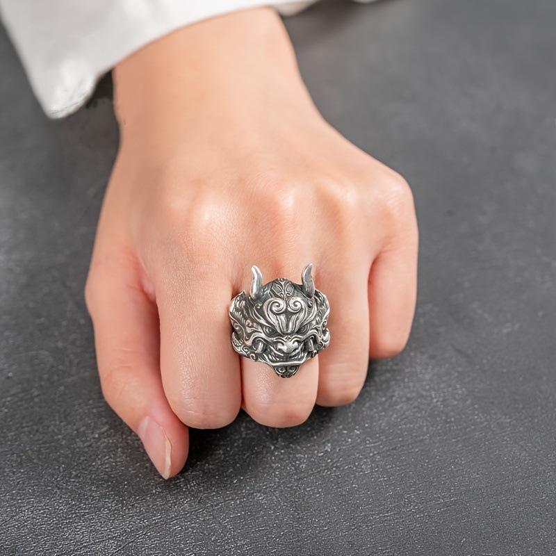 Fashionable and High-end Retro Zodiac Faucet New Open Index Finger Ring