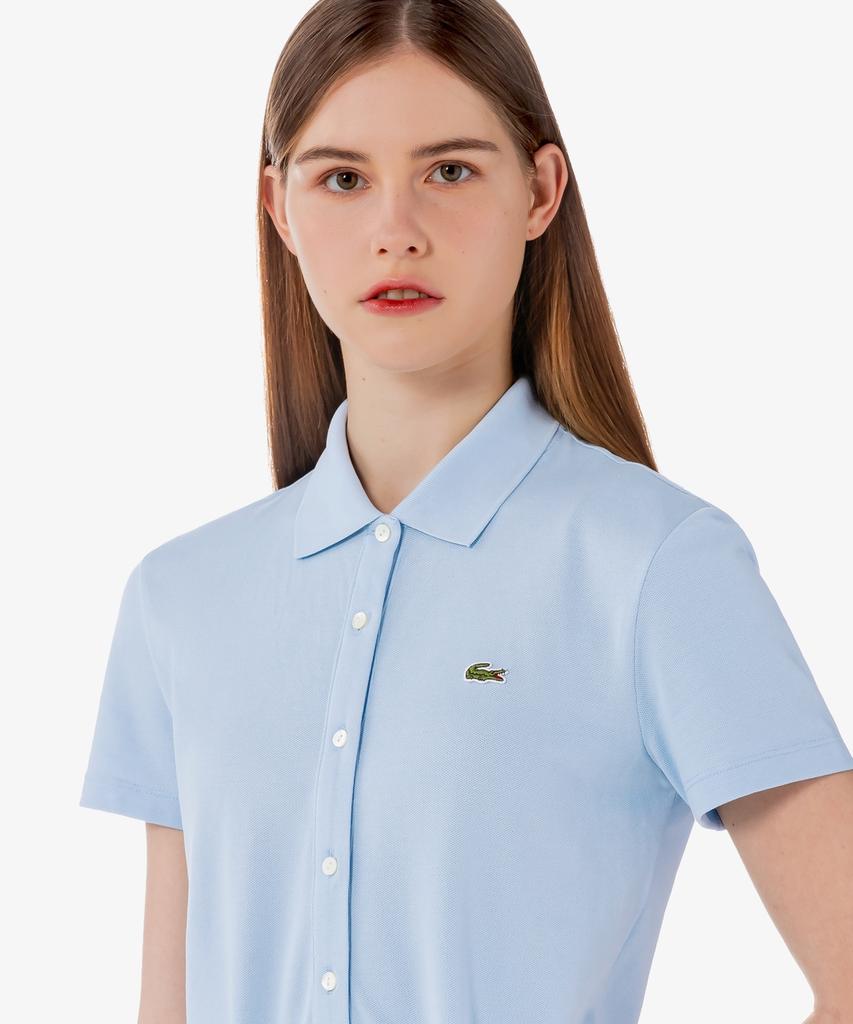 LACOSTE Женский мини-комбинезон с коротким рукавом из пике Ef1823-56G Hba
