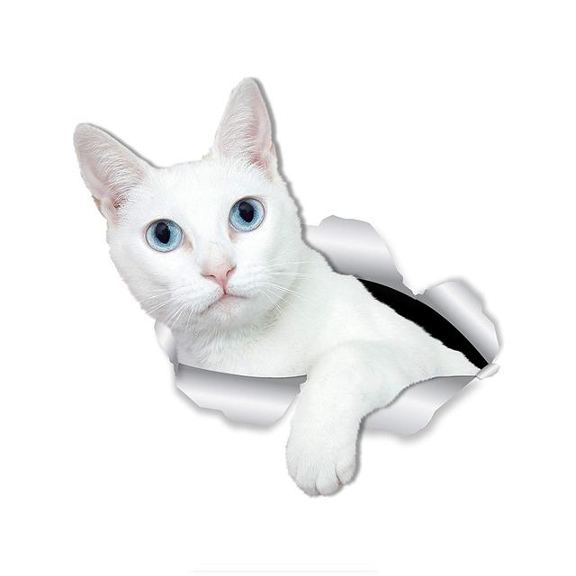 Black Cat Sticker On The Car Self-Adhesive Decal Waterproof Decoration Car Stickers