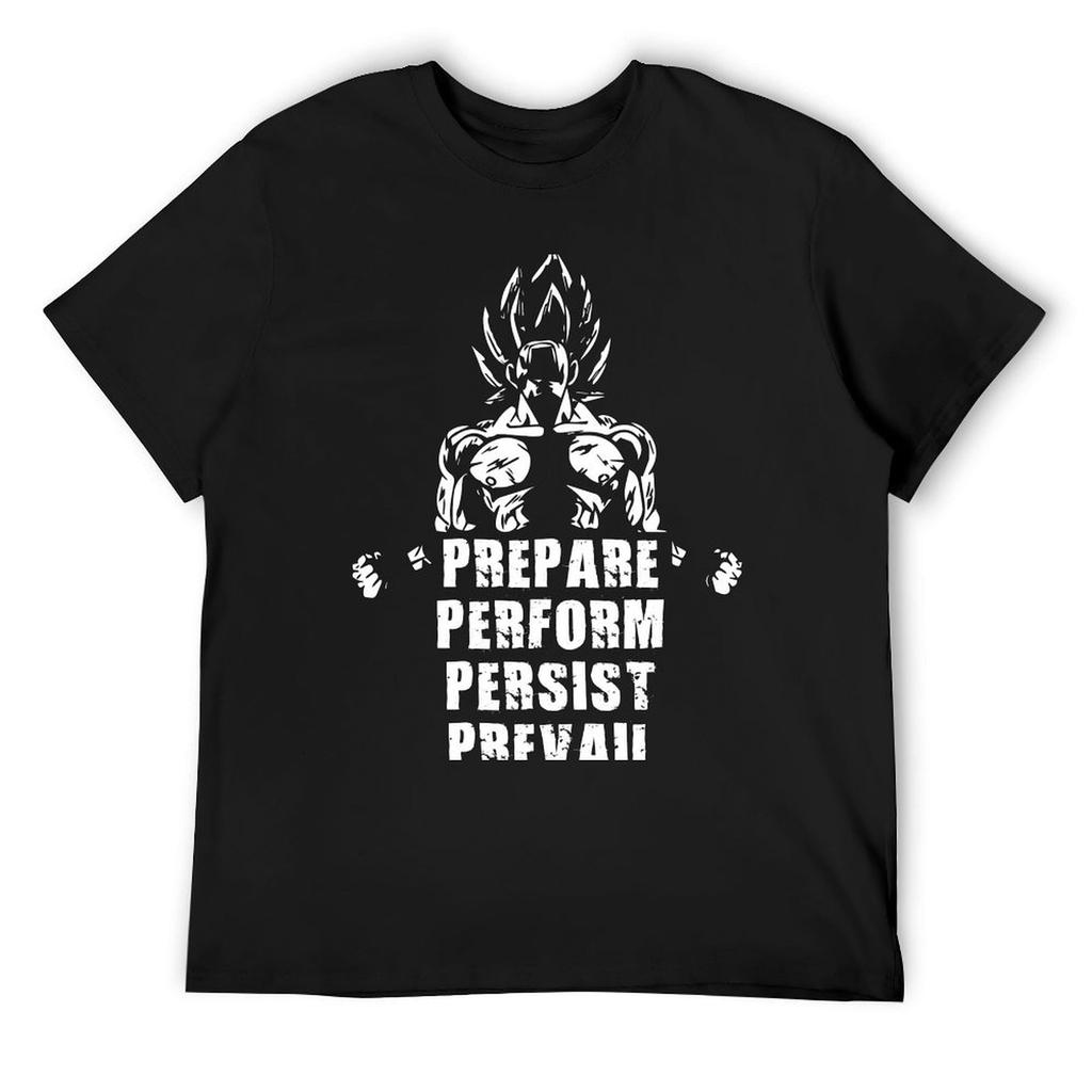 Prevail - Anime Workout Motivational T-Shirt sublime hippie clothes men clothing