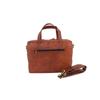 Goat Leather Office Briefcase Messenger Bag 15 In Laptop Satchel Shoulder Bags