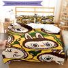 3pcs Labubu Bedding Set Duvet Cover Closure Includes 1 Duvet Cover & 2 Pillowcases, Soft and Comfortable for All Seasons.