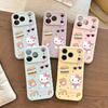 Чехол для телефона Hello Kitty с краем в форме сердца для Apple, совместимый с 13, 15, 16 Pro и 17 Pro Max
