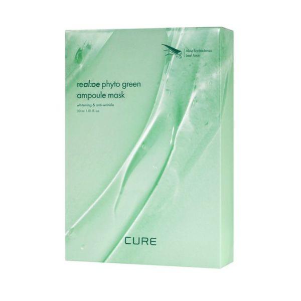 KJM Маска-ампула с алоэ La Sense Cure Real Aloe Phyto Green 10 шт.
