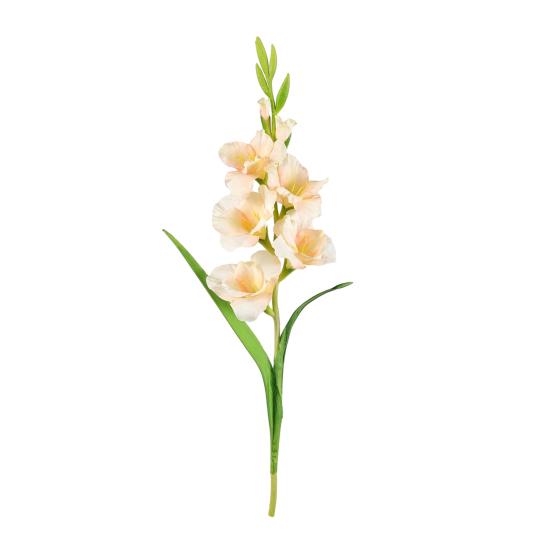 Юшэн Искусственный цветок гладиолуса Реалистичный Искусственный шелковый цветок Дом Офис Свадебная вечеринка В помещении На открытом воздухе Искусственный цветок Цветущее украшение