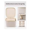 PU Leather Earring Storage Case with Small Pouches Jewelry Packing Bag Simple Jewelry Box  Ring