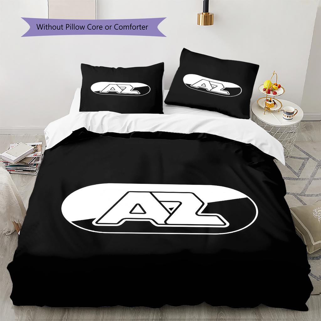 AZ Alkmaar logo Bedding Quilt Set Quilt Cover Pillowcase Home Decoration Birthday Gift (1 * duvet cover + 2 * pillowcase, without core)