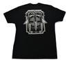 Omit Mens Omit Retro Skater Brand Dagger Design Black Tee Shirt New Large
