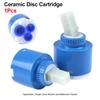 1Pcs Ceramic Sheet Faucet Valve Core PP Plastic Mixer Faucet Cartridge  for Kitchen Sink Tap