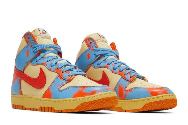 Мужские кроссовки Nike Dunk High 1985 SP Оранжевые с кислотным эффектом Безопасный оранжевый/Командный оранжевый