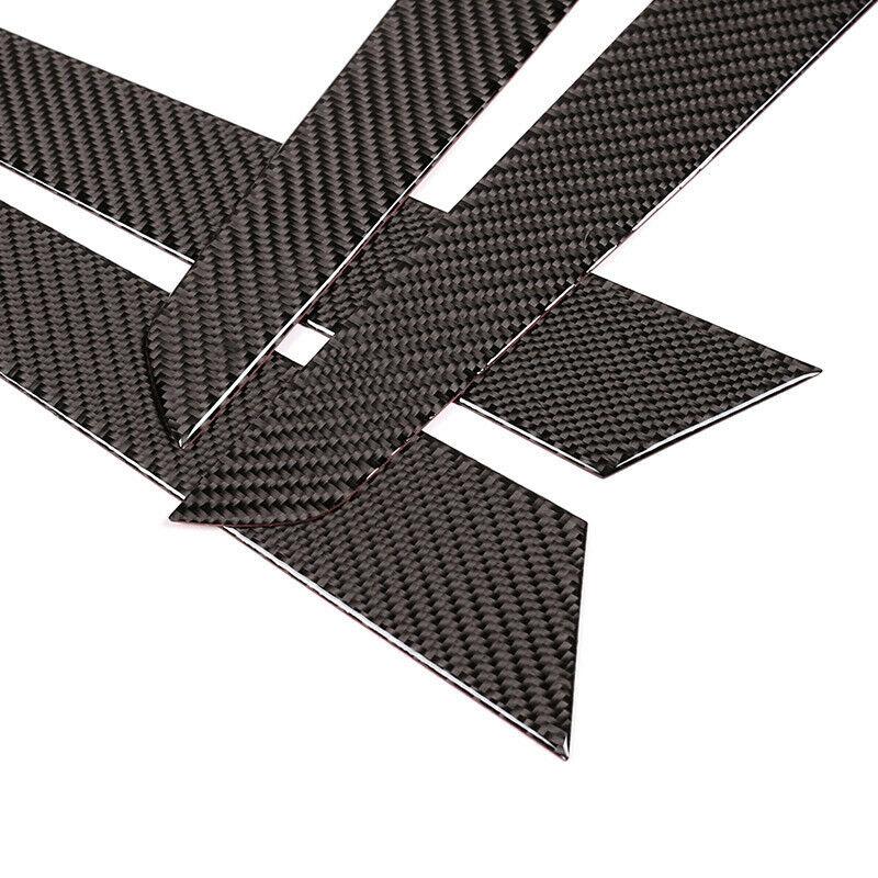 Накладка на внутреннюю панель двери из углеродного волокна автомобиля для Mercedes Benz C Class W204
