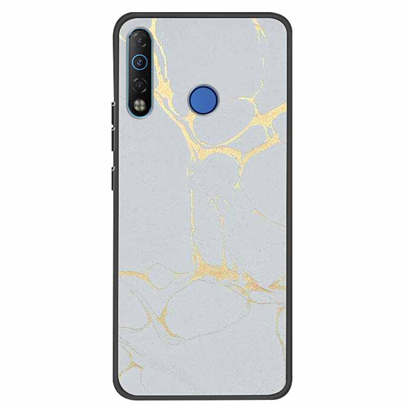 Для Tecno Camon 12 Air CC6 Чехол Силиконовый Мягкий ТПУ Задняя Крышка Для Tecno Camon 12 Air Чехол Мраморный Чехол Для TECNO Spark 4 Чехлы