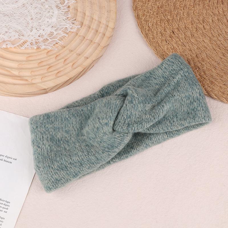 Повязки на голову крест-накрест, вязаные, широкие, теплые, скрученные, эластичные, зимние, утепленные, мягкие, эластичные, тюрбаны для женщин и девочек