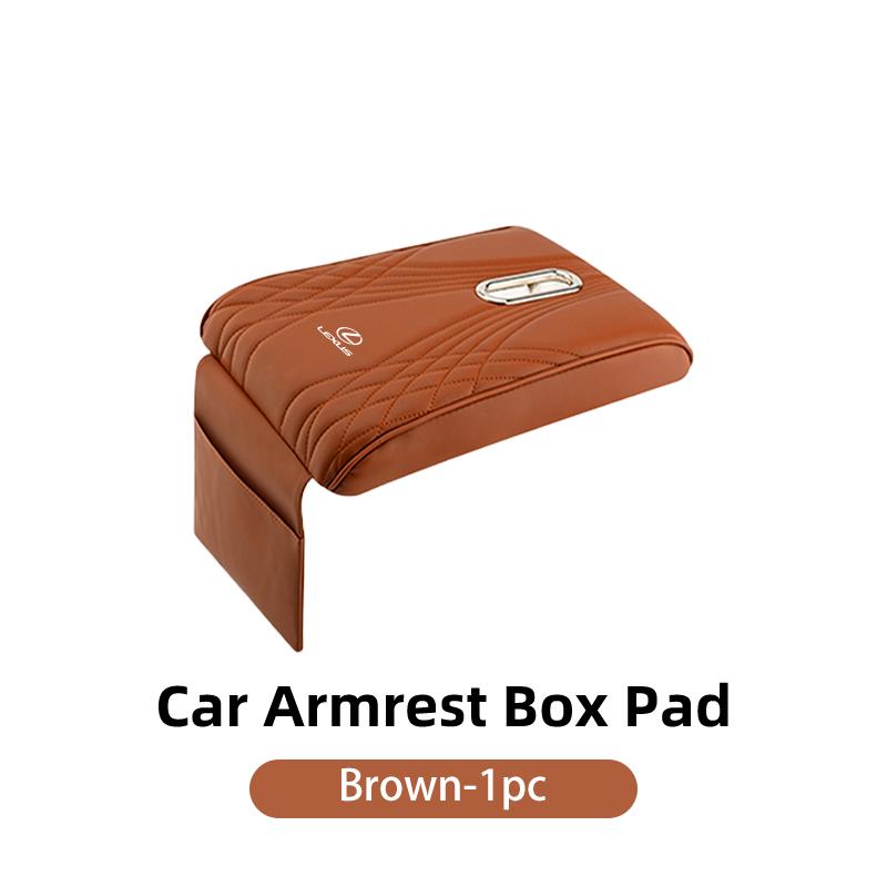 JEQS5 Car Seat Armrest Box Pad Console Storage Protector Cover Accessories For Lexus UX250h RX450h CT200h RX400h NX300h RX350 RX300 GX