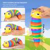 Сенсорные игрушки-гусеницы, Сенсорные игрушки для снятия стресса и для детей с аутизмом, Акула-скручивалка с музыкой для снятия стресса