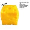 Cheese Stress Ball Large Squeeze Toy Relief Block Fidget Relaxation Elastic Focus Aid Simulated Cube Sensory Moderate Size