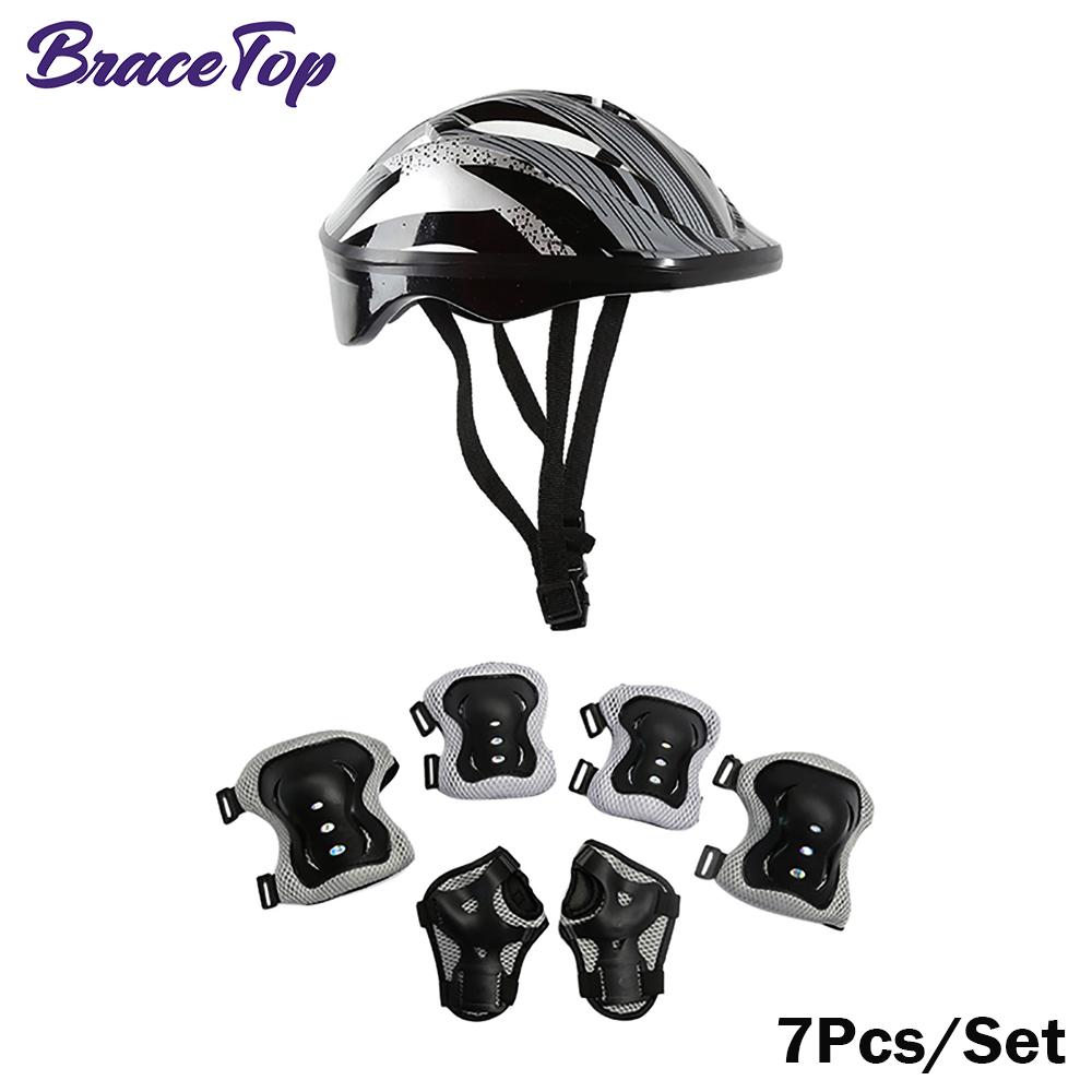 Детские наколенники и налокотники, комплект защитного снаряжения, защитное снаряжение для роликовых коньков, велоспорта, скейтборда, спорта