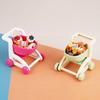 Children'S Trolley Simulation Mini Shopping Cart Supermarket Toy Cart Playing House Boys And Girls Creative Model Ornament