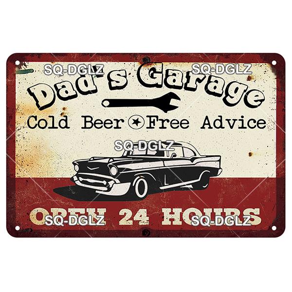 SQ-DGLZ винтажная металлическая вывеска, классические автомобили, жестяная вывеска, тарелка для гаража, магазина, домашний бар, дверь, Настенный декор, наклейка, украшение, табличка, постер