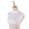New Womens Muslim Modal Fake False Collar Islamic Hijab Extensions Turtleneck High Neck Cover Warmer Bright Solid Color Half Top