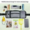 Style Pet Bag with Zipper Closure and 600D Material Portability
