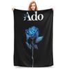 Ado WORLD TOUR 2025 Hibana Blankets  Warm Soft Novelty Plush Throw Blanket For Child Outdoor Flannel Bedspread Bed Cover