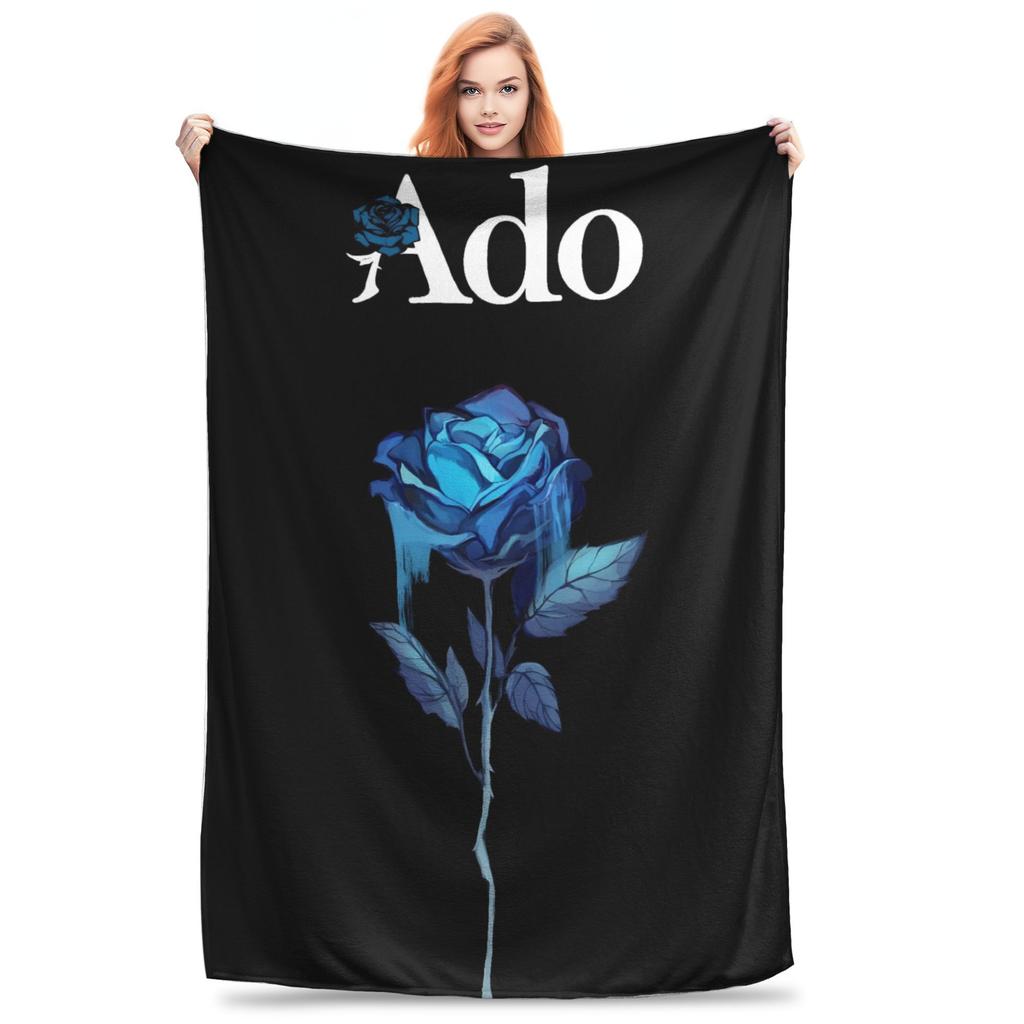 Ado WORLD TOUR 2025 Hibana Blankets Warm Soft Novelty Plush Throw Blanket For Child Outdoor Flannel Bedspread Bed Cover