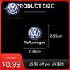 Для VOLKSWAGEN VW 2025 Горячие 1/2/5/10 ШТ Автомобильные Шильдики Декор Салона Авто Логотипы Наклейки Для Volkswagen VW Jetta Polo T4 T5 T6 Sharan