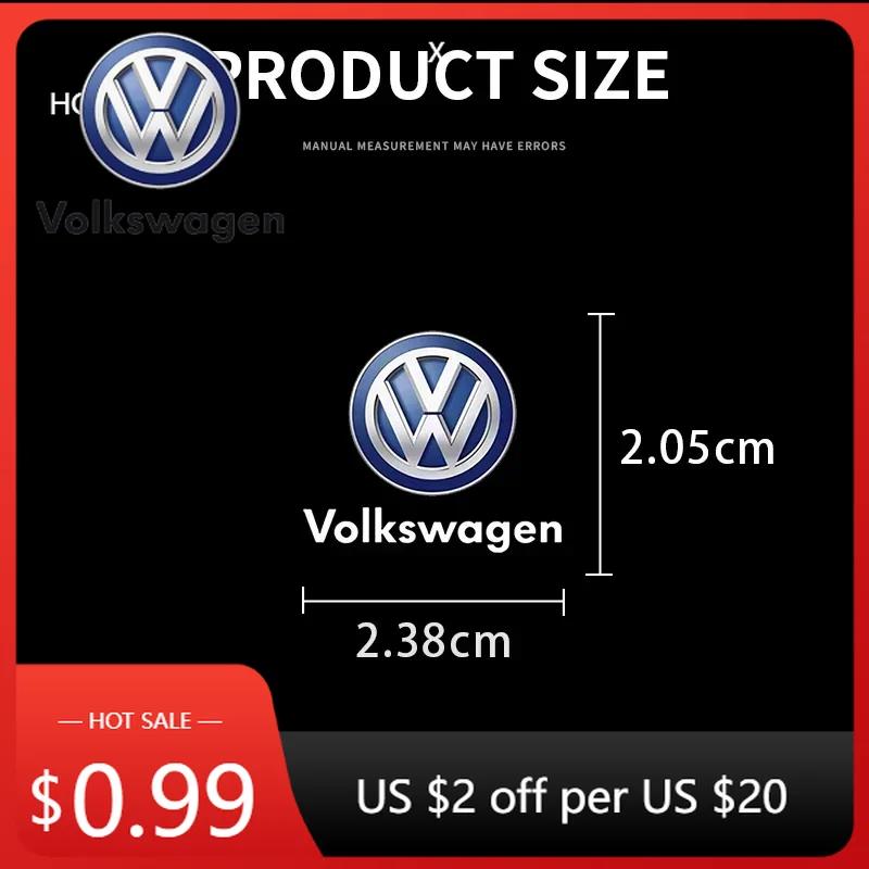 Для VOLKSWAGEN VW 2025 Горячие 1/2/5/10 ШТ Автомобильные Шильдики Декор Салона Авто Логотипы Наклейки Для Volkswagen VW Jetta Polo T4 T5 T6 Sharan