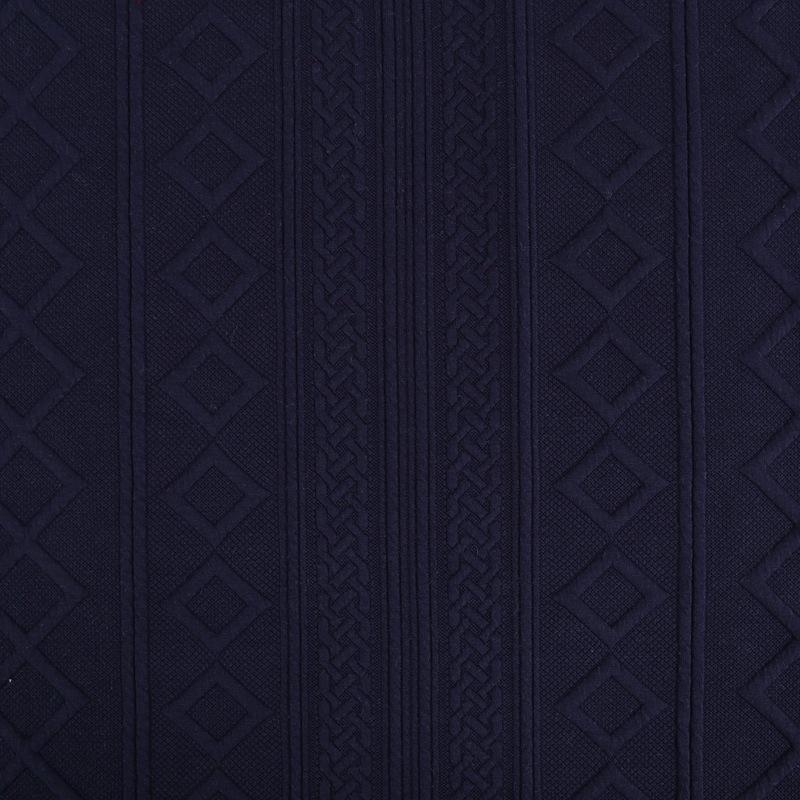 Square Grid Air Layer Jacket: Wire-Padded Polyester-Ammonia Fabric for Casual Home Wear.