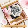 Elegant Scarf & Sandalwood Comb Gift Set