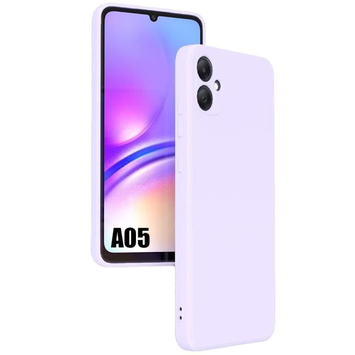 Coque de protection - Samsung - Galaxy A05 - Silicone Liquide - Ultra Slim - Violet