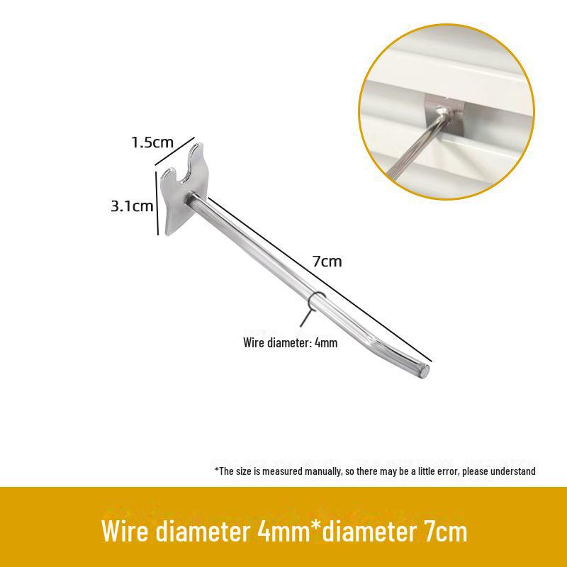 Decorative Aluminum Alloy Slot Plate Hook