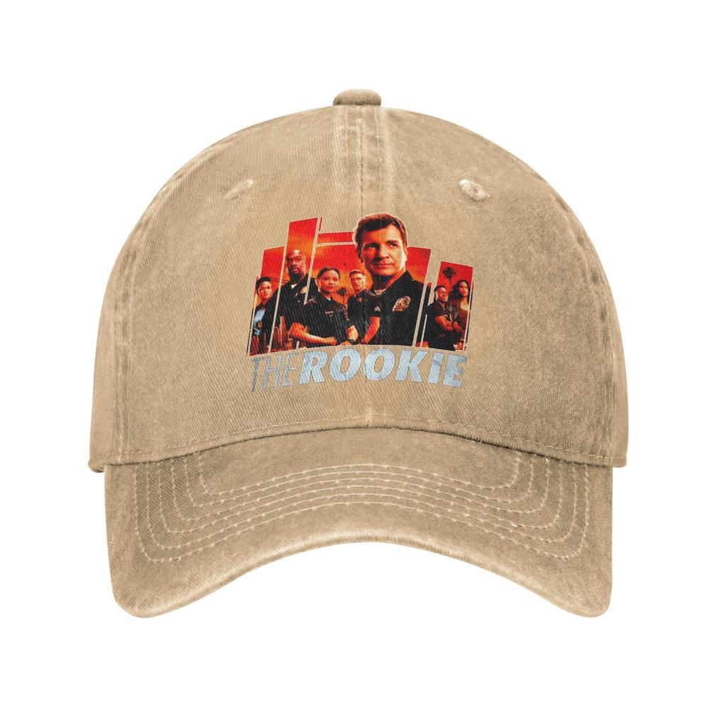 The Rookie Baseball Cap Sun Tennis Skate Hot Sale Washed Trucker Hat Unisex-Teens Trendy Design Baseball Caps