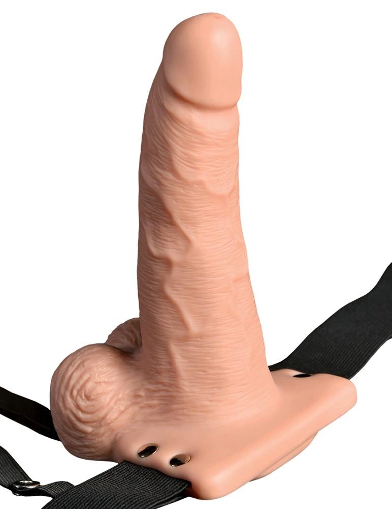 Fetish Fantasy Series - Natural Dildo with Flexible Strap and 10 Vibration Modes