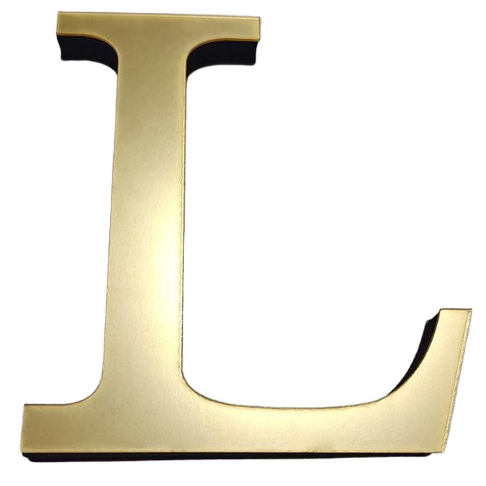 20см 3D Акриловые Английские Буквы Наклейки на Стену Декоративные Буквы Настенные Украшения Золотой Алфавит Настенные Орнаменты для Настенного Искусства