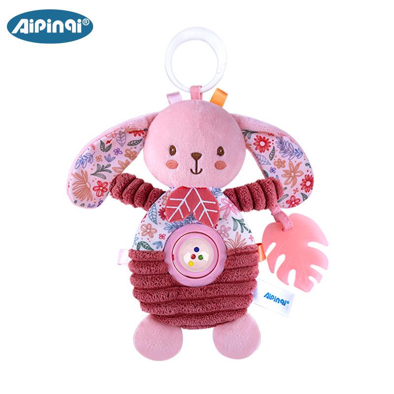 Aipinqi Плюшевая подвесная игрушка для кроватки, нежно-розового цвета