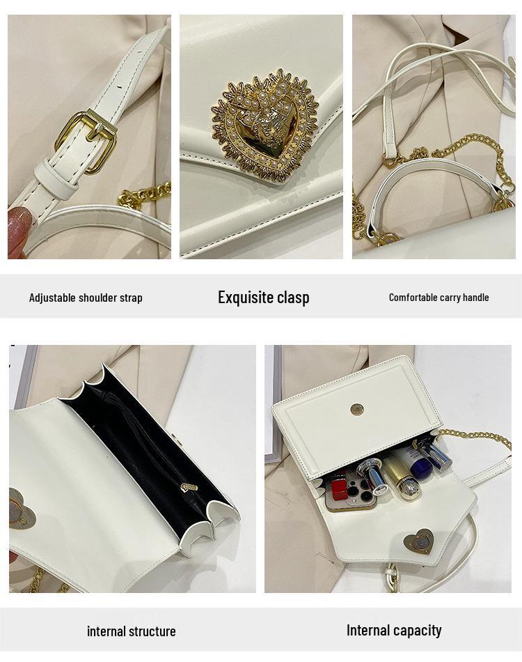 Шикарная универсальная женская сумка однотонного цвета - модная сумка кроссбоди и на плечо для ежедневных поездок на работу