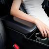 Подушка на подлокотник автомобиля из пены с эффектом памяти, поддержка локтя из ПУ-кожи, аксессуар для интерьера автомобиля, универсальная, для комфорта