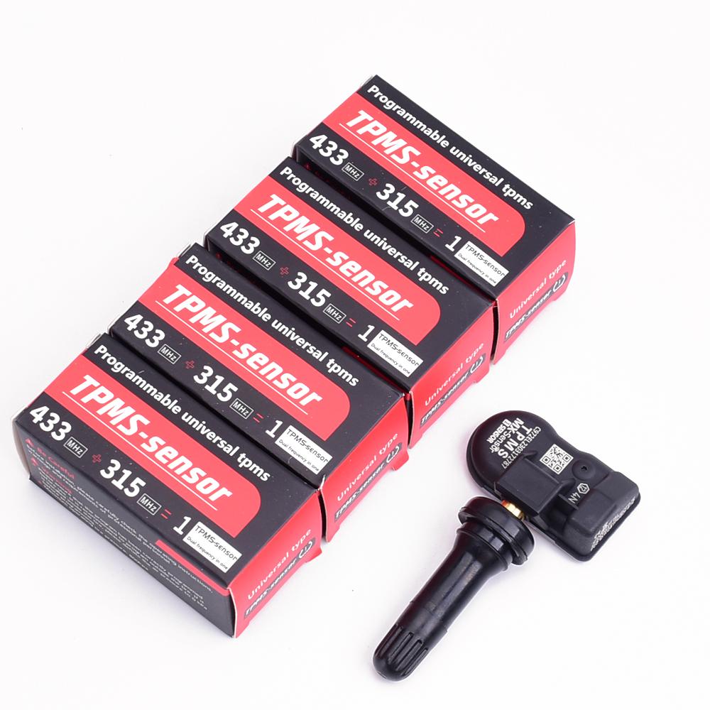 Датчики TPMS MX-Sensor 2 в 1 TPS218 Металлический резиновый ниппель Программируемый вкручиваемый датчик контроля давления в шинах TS408 TS600 TS508