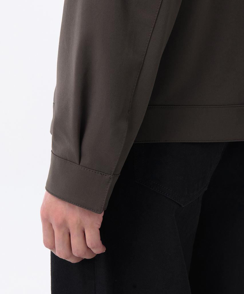 Musinsa Standard Relaxed Minimal Jacket [Brown]