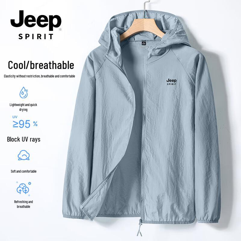 Мужская куртка JEEP SPIRIT для защиты от солнца на открытом воздухе