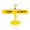 FX-803 2.4G 2-канальный Планер с размахом крыльев 380 мм с Дистанционным Управлением Самолет с Фиксированным Крылом RC для Детей Новичков