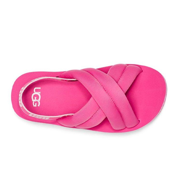 UGG Удобные сандалии Cross на толстой подошве Детские сандалии Carnation-Pink 1124914K-CRNT